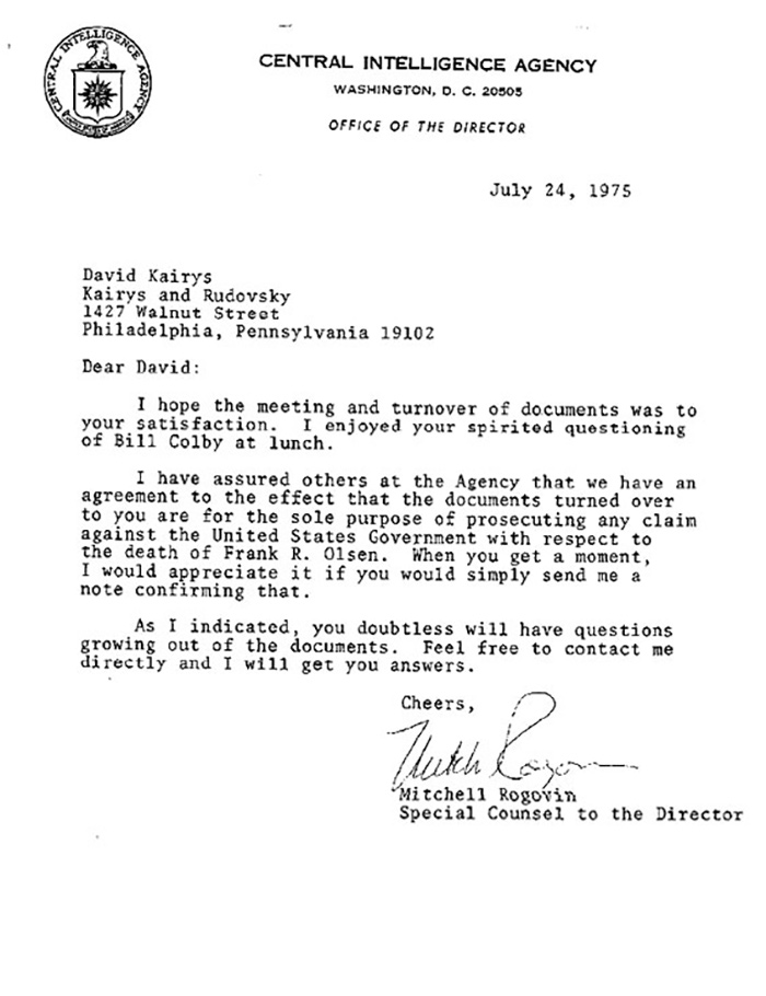 Jul 24, 1975 - Special Counsel Letter